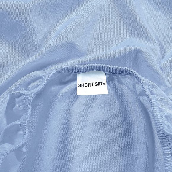 *SALE* Well Being 300-Thread-Count Oxywash 4-Piece Set, Cal King, Blue 5827 - Picture 5 of 5